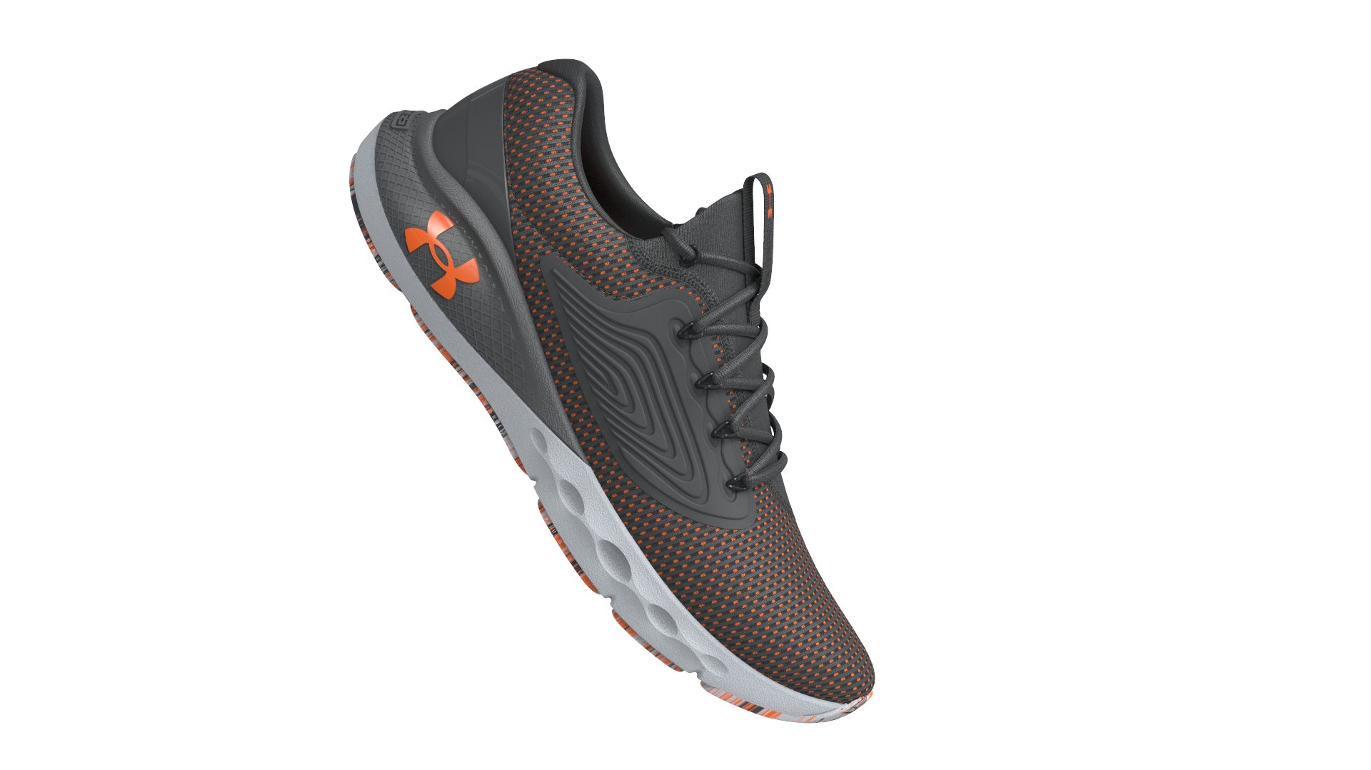 UA Charged Vantage 2 Marble Men's Running Shoes, custom athletic wear with logo imprint 7