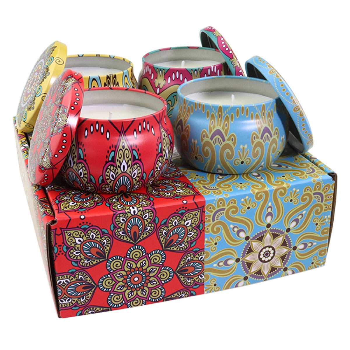 4 Pack Gift Set Scented Candles 4