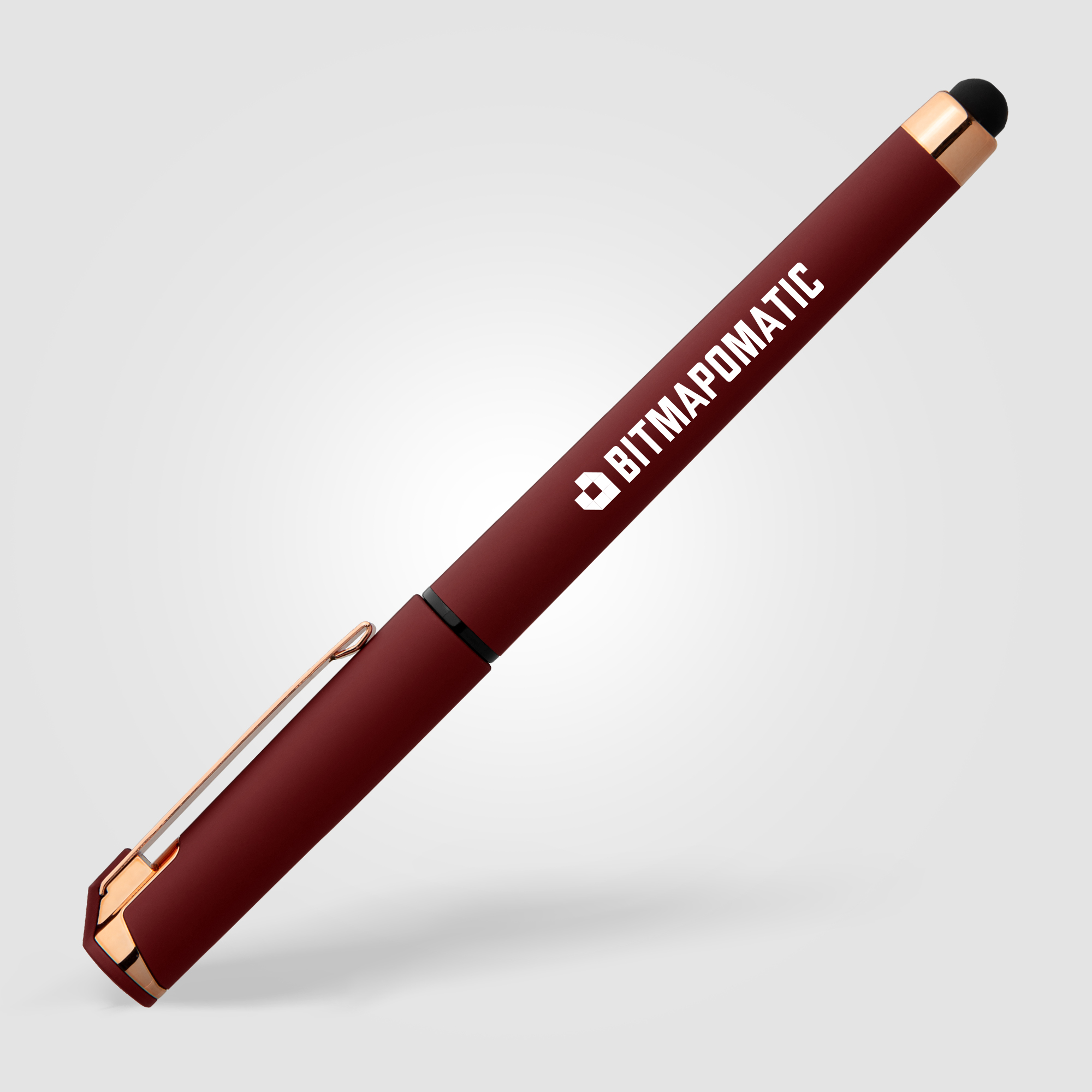 Islander Softy Rose Gold Gel Pen w/ Stylus 32