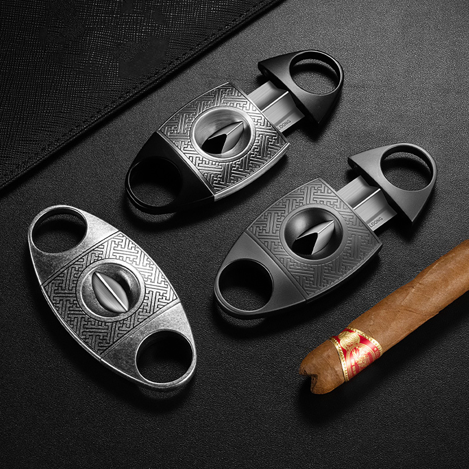Alloy V-Cut Cigar Cutter Stainless Steel Blade 6