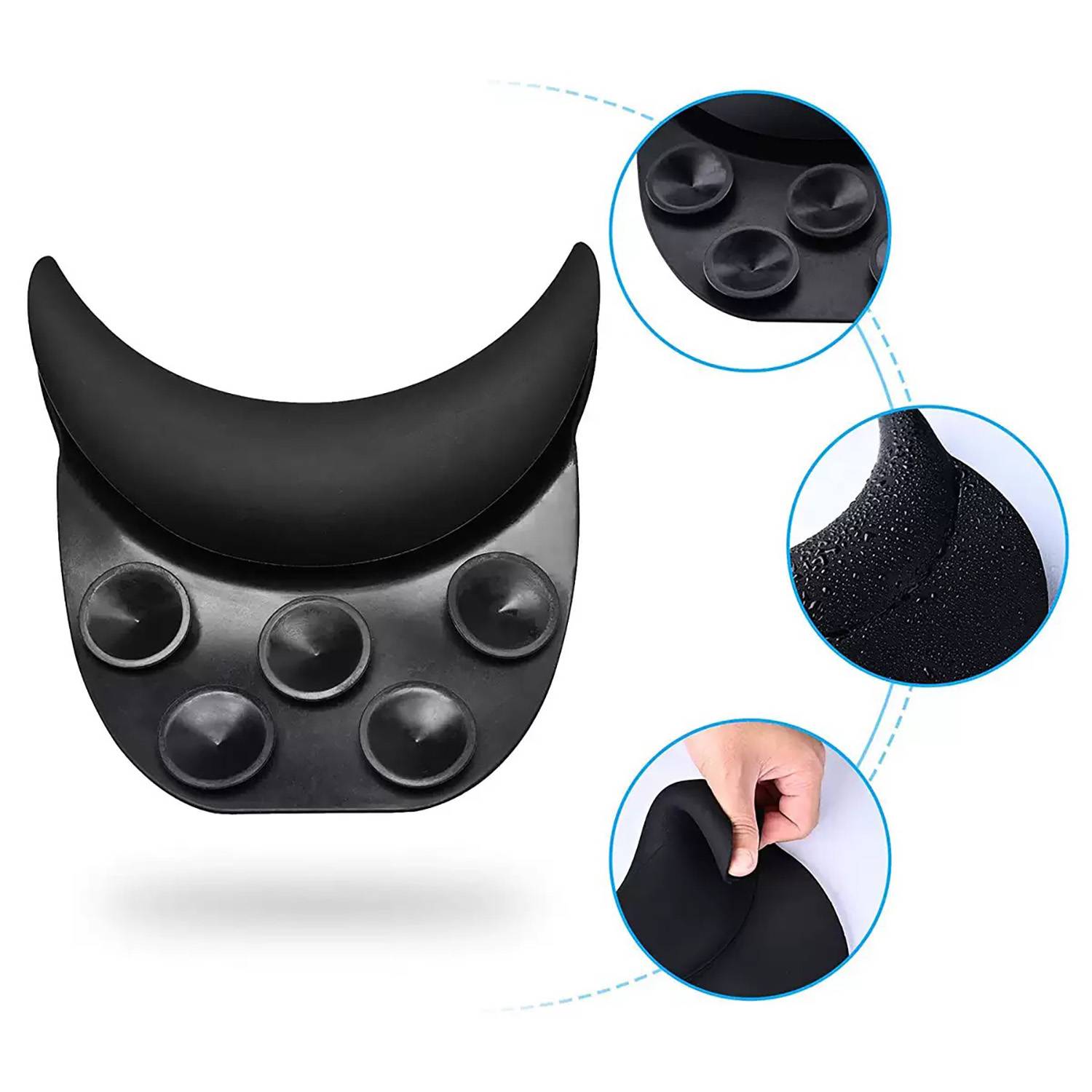 Silicon Salon Neck Rest Cushion w/ Suction Cup 6