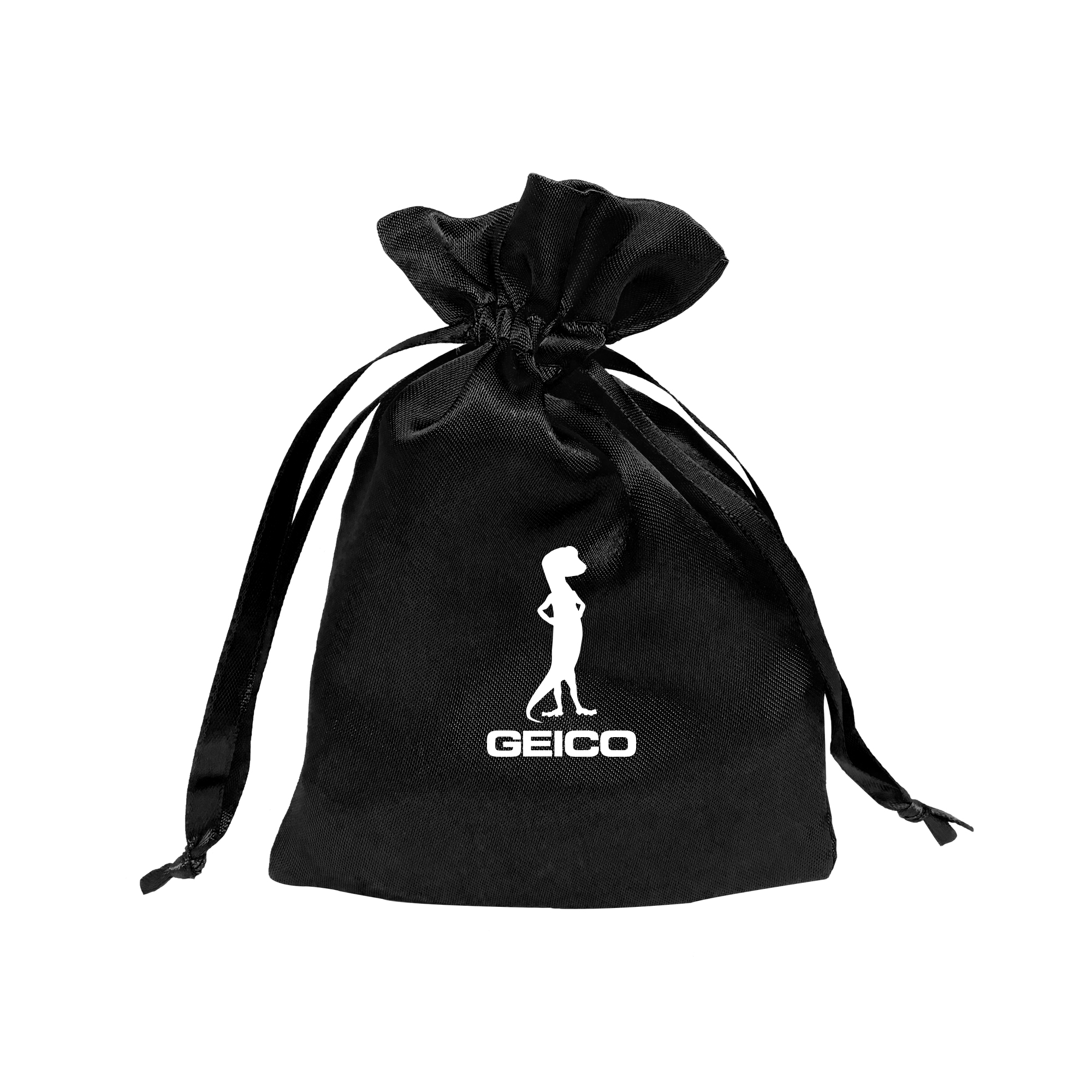 Medium Trendy Satin Drawstring Pouch 3