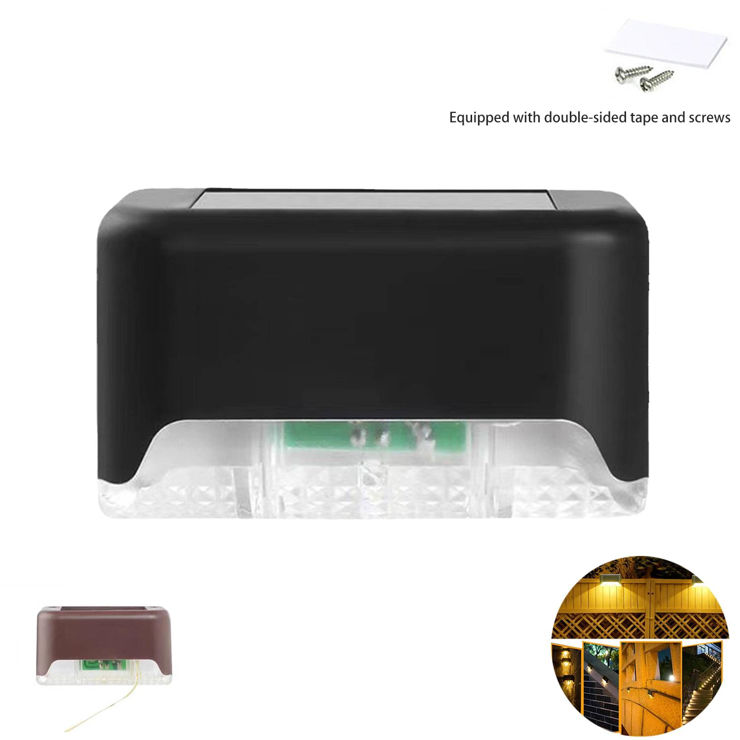 Led Outdoor Solar Waterproof Deck Stair Light 3