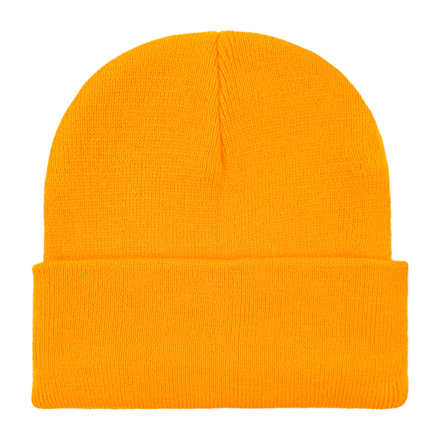 Classic Ribbed Cuffed Beanie with Custom Logo - 100% Acrylic 53