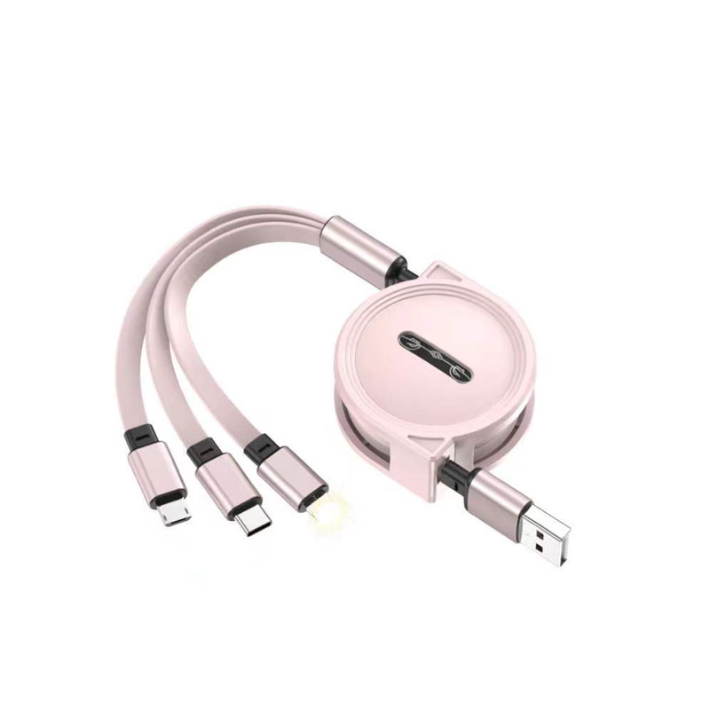 3-In-1 Retractable USB Charger Data Cable Gift 7
