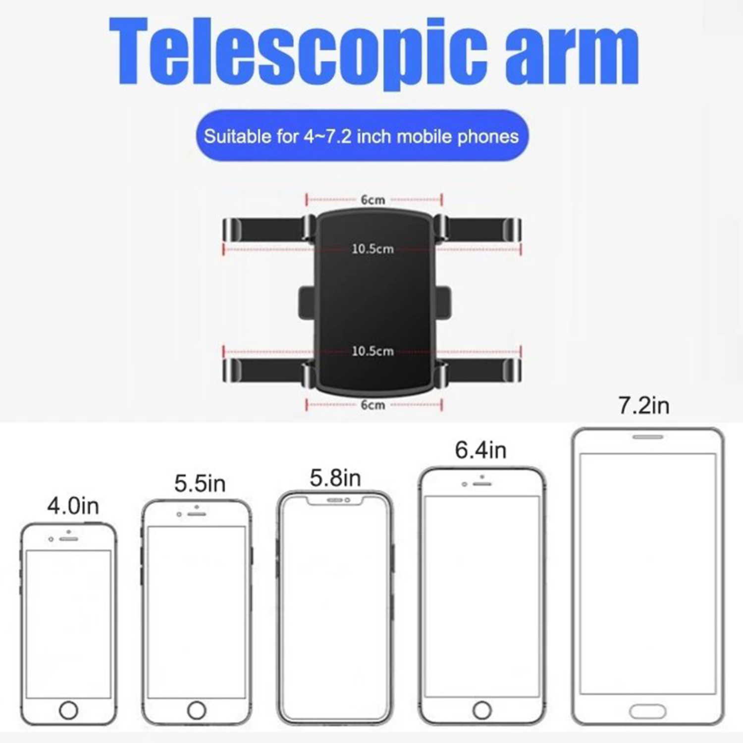 Flexible and Rotating Mobile Phone Mount Stand 12