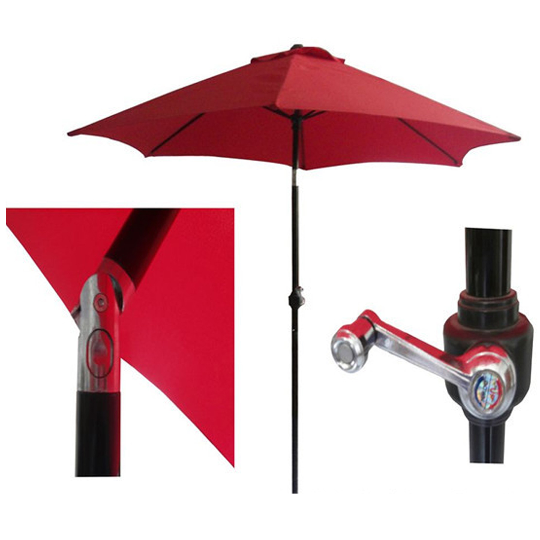 8 Panel Market Umbrella With AluminumFrame 3