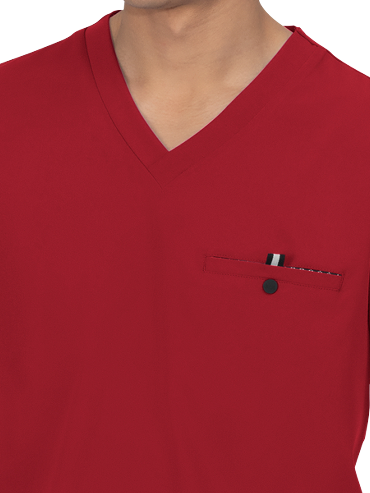 koi - Next Gen - Men's One-Pocket V-Neck Tuck-In On Call Top 22