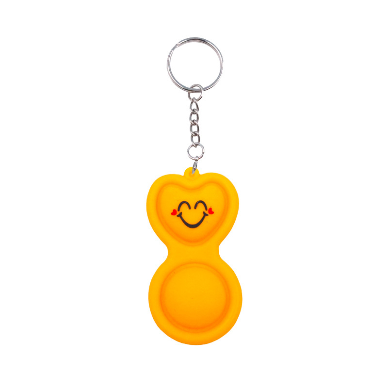2 Bubbles Push Pop Fidget Sensory w/Keychains 3