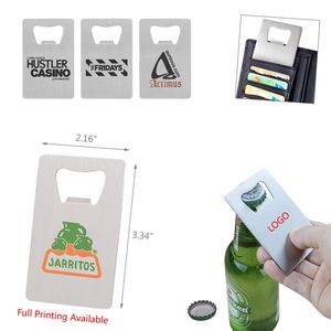 Slim Stainless Steel Bottle Opener 8