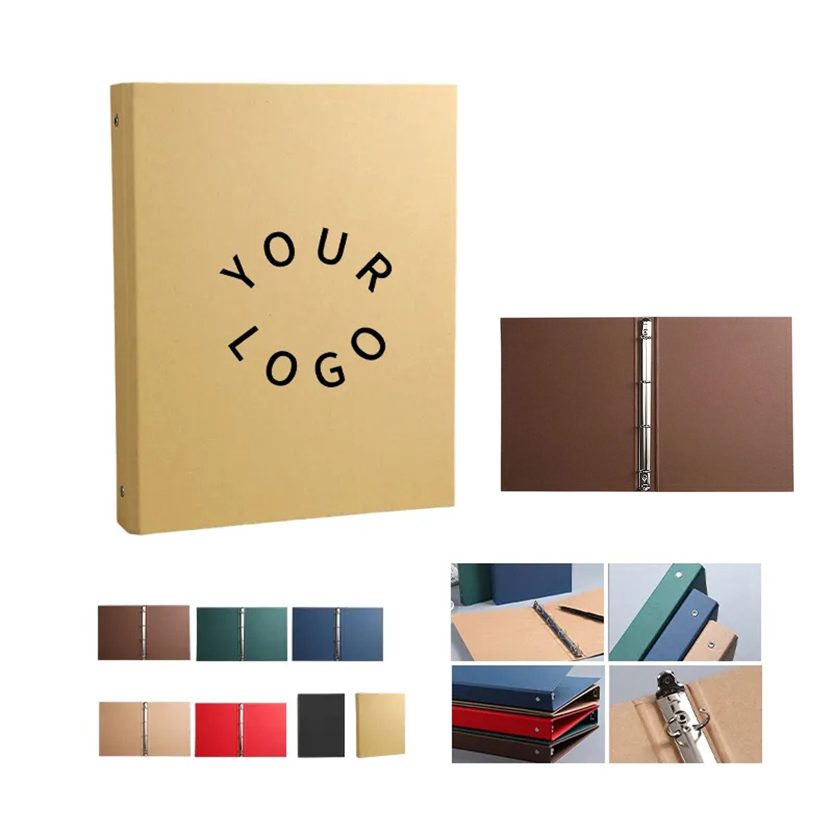 Professional Ring Folder with Storage Sections 5