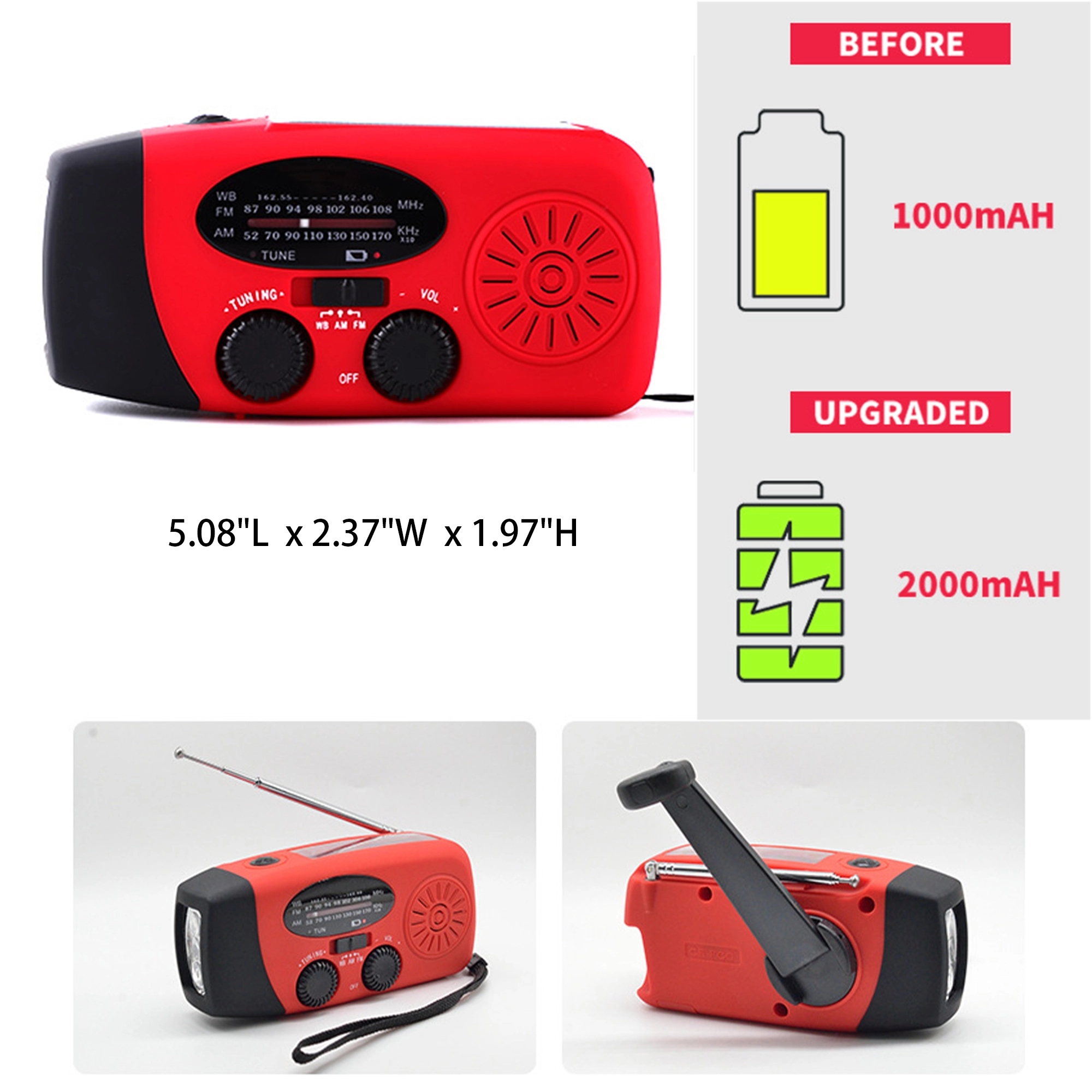 Multi-function Hand Crank Radio 2