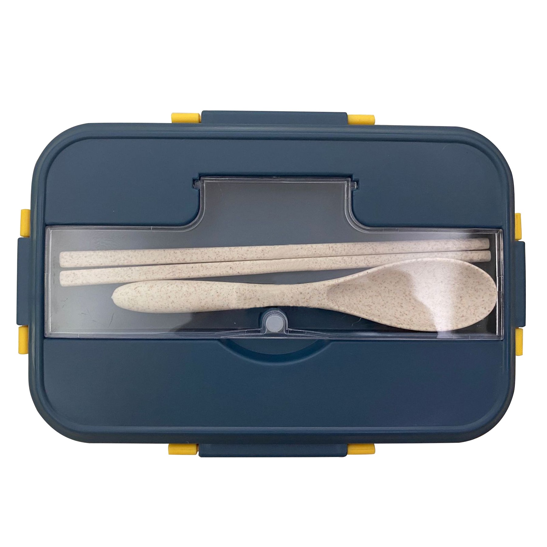 Wheat Straw Bento Lunch Box with Spoon Fork 8