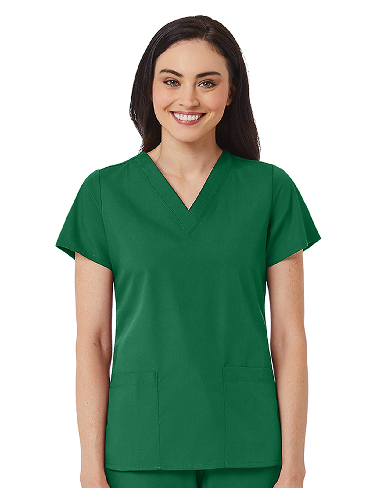 Maevn - Red Panda - Women's V-Neck Two Pocket Top 7