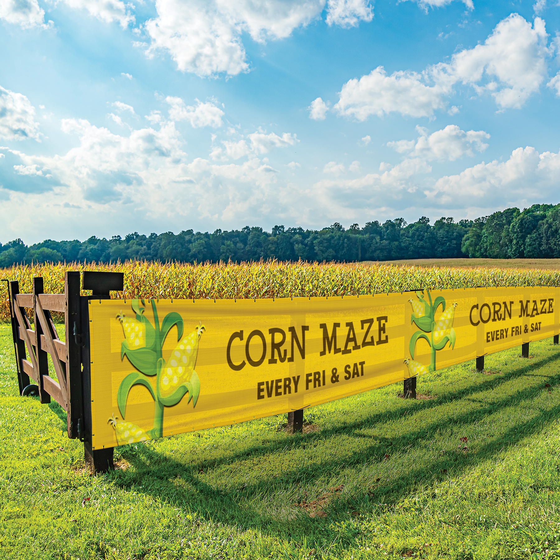 4' x 24' Premium Polyester Mesh Banner 15