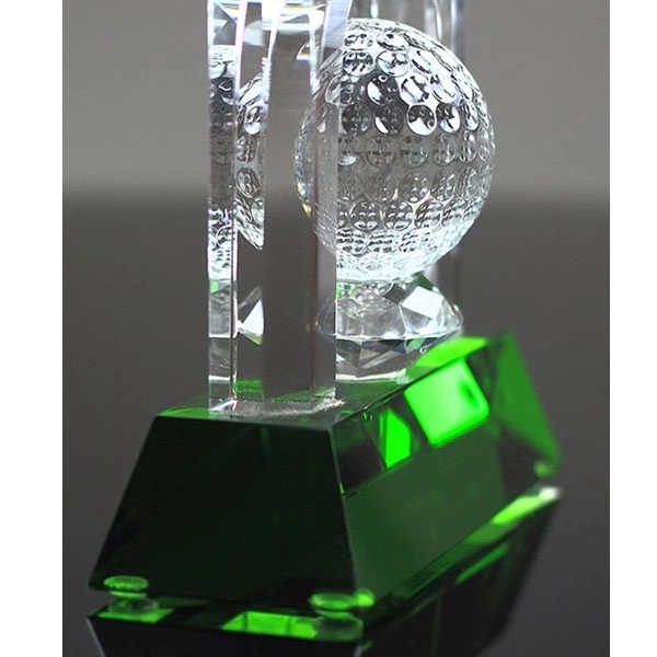 Domed Crystal Golf Award 2