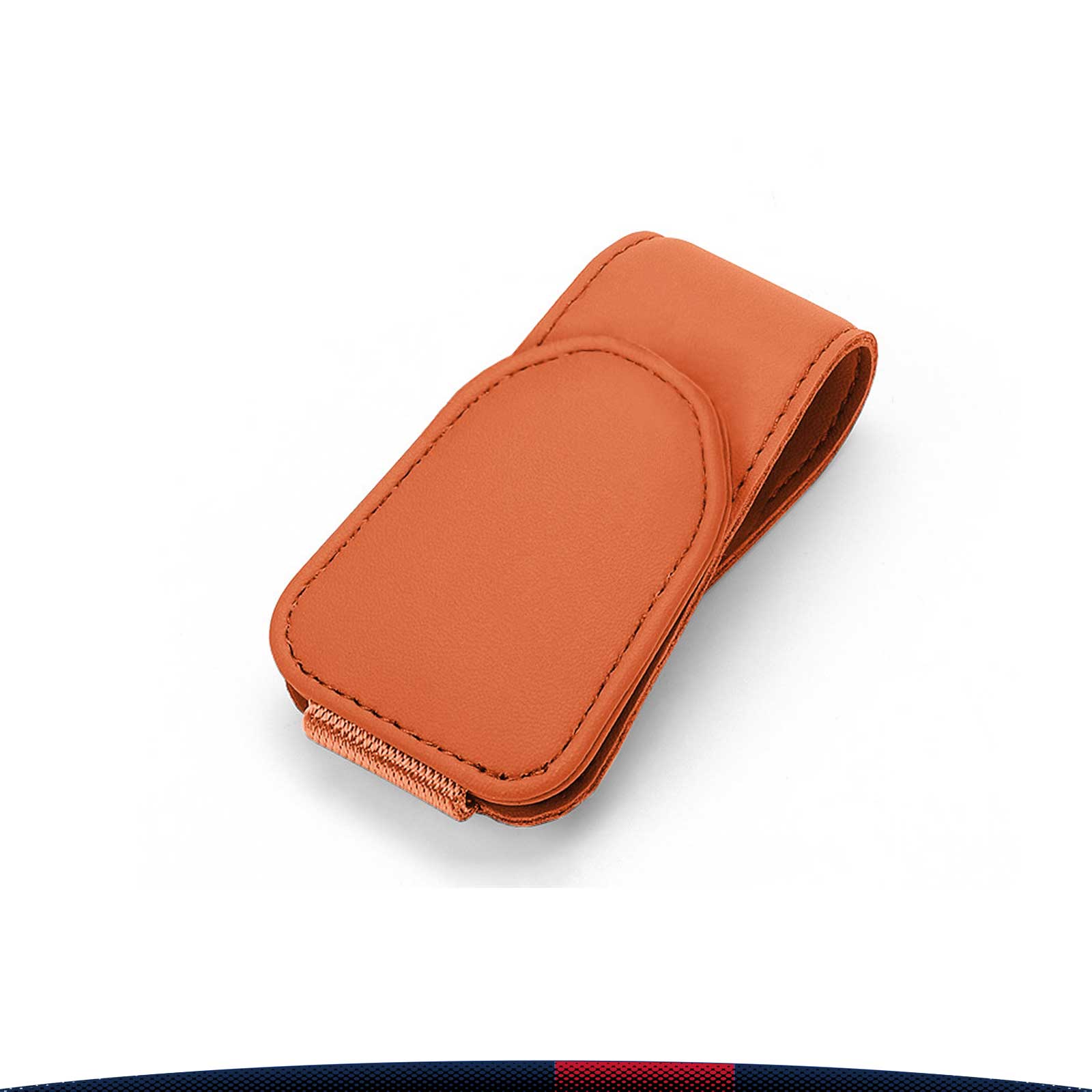 Jasa PU Leather Car Eyeglasses Clip 5