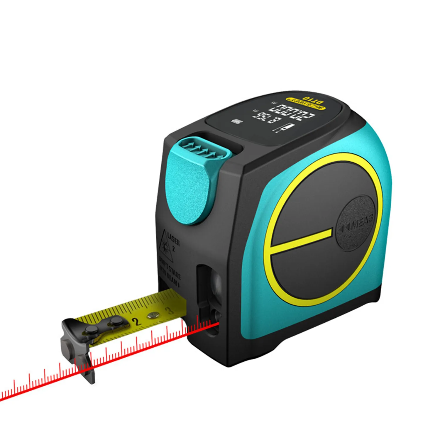 2 In 1 Usb Rechargable Lasers Distance Tape Measure 2