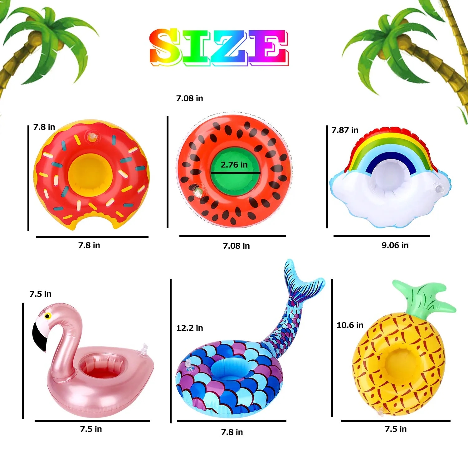 Inflatable Floating Drinking Holders 7
