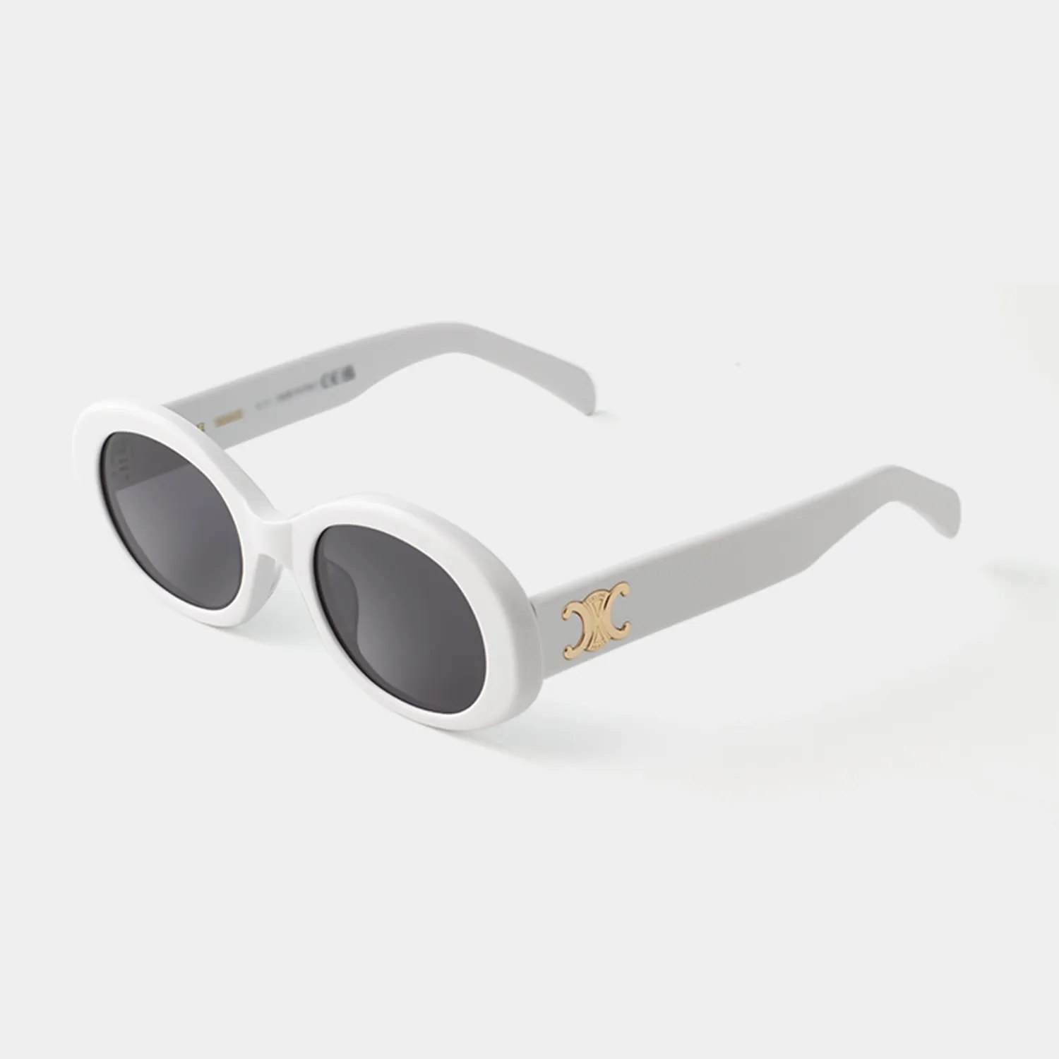 Fashionable Oval Frame Cat-eye Sunglasses 2