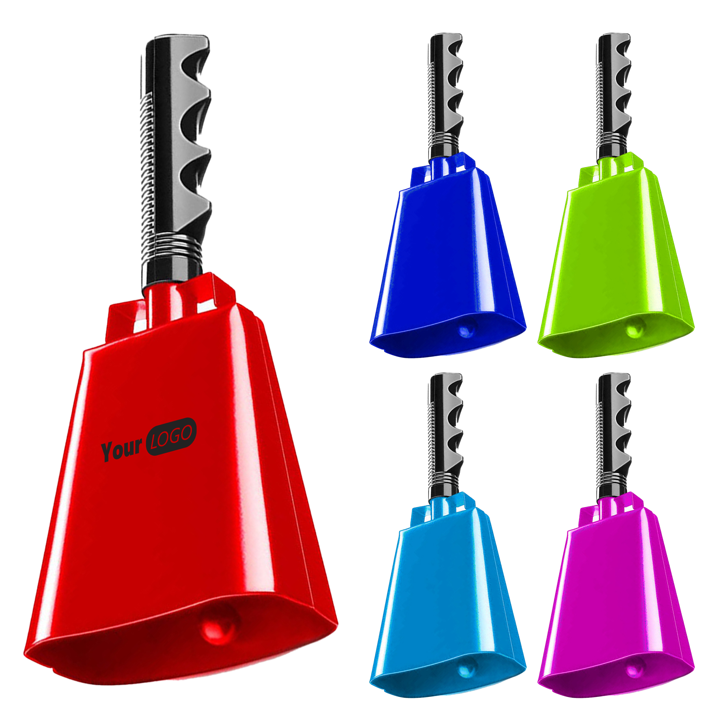 Iron Durable Cow Bells With Handle For Bold, Energetic Cheering 2