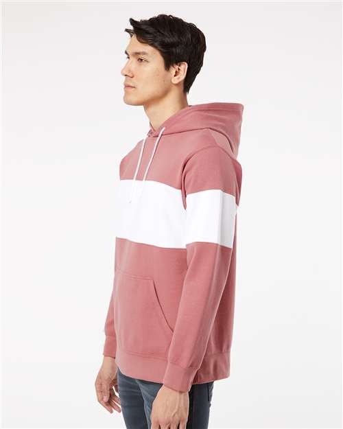 Unisex Classic Fleece Colorblocked Hooded Sweatshirt - 22709 14