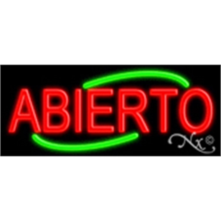 Abierto Economic Neon Sign 2