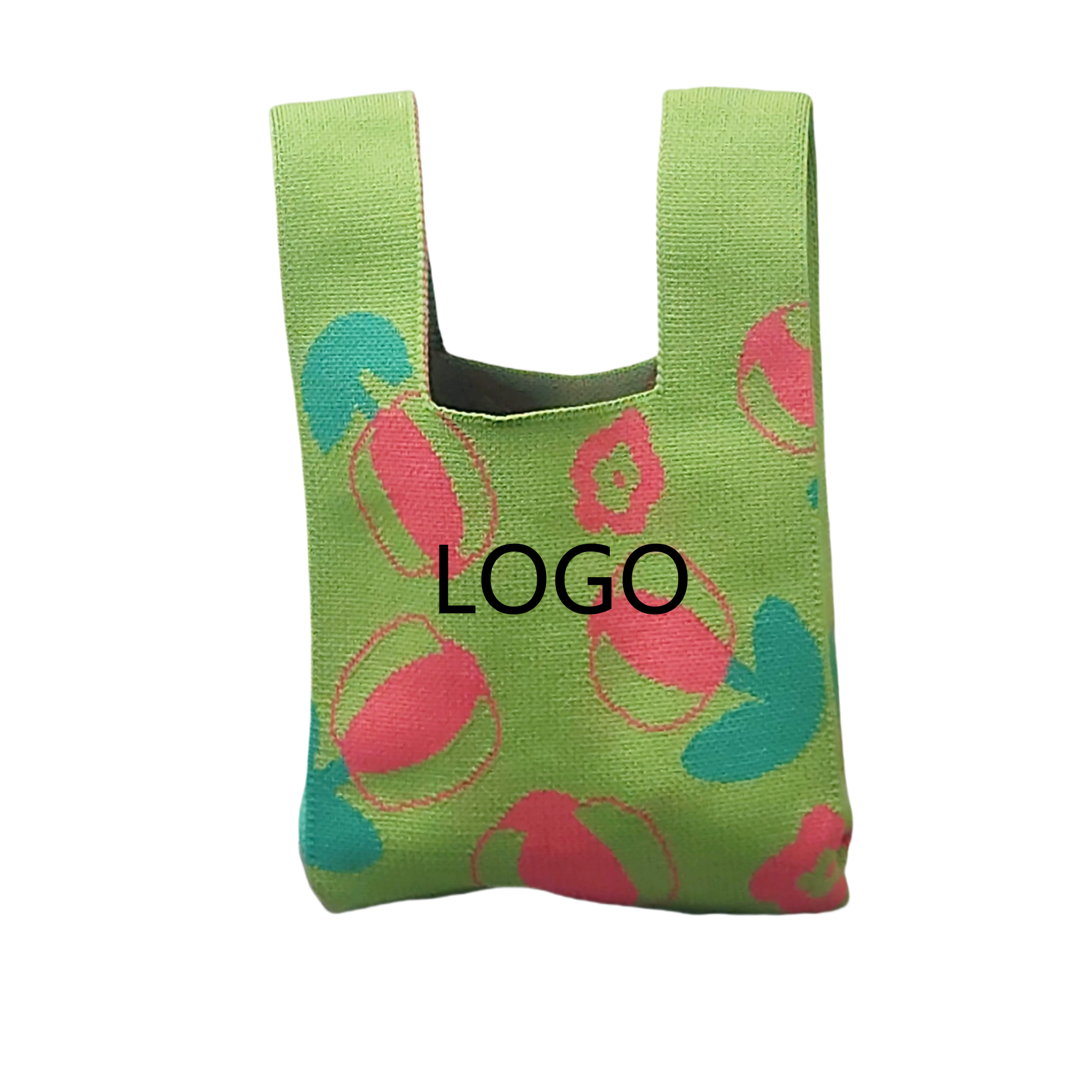 Customized Knitted Jacquard Tote Bag 6