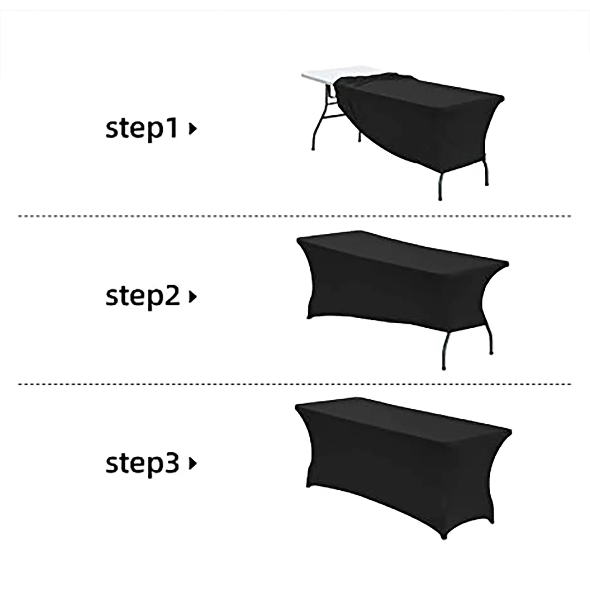 6FT Stretch Spandex Table Cover 2