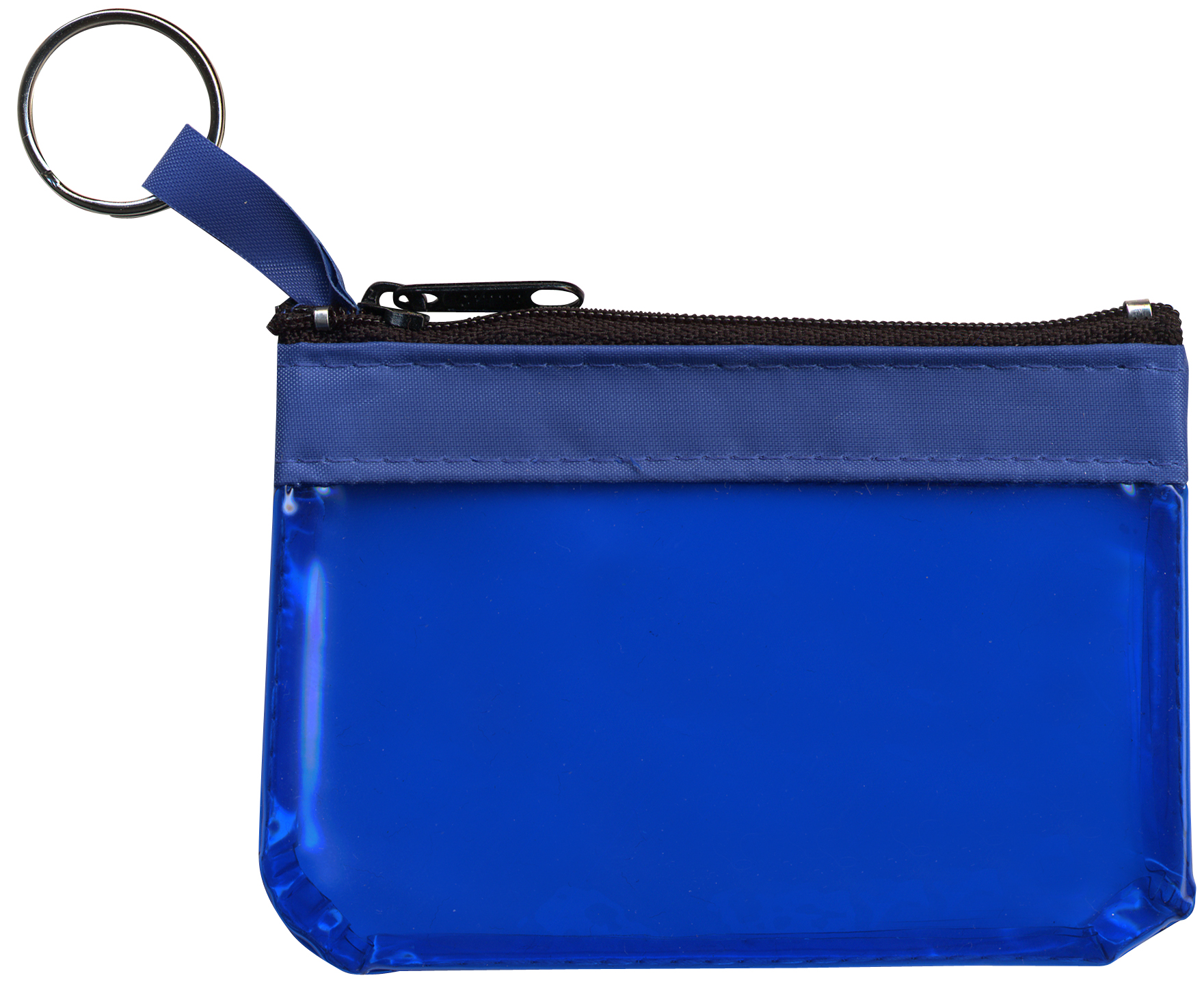 The Rainbow Translucent/ Crystal Clear Zip Pouches w/ Key Ring 4