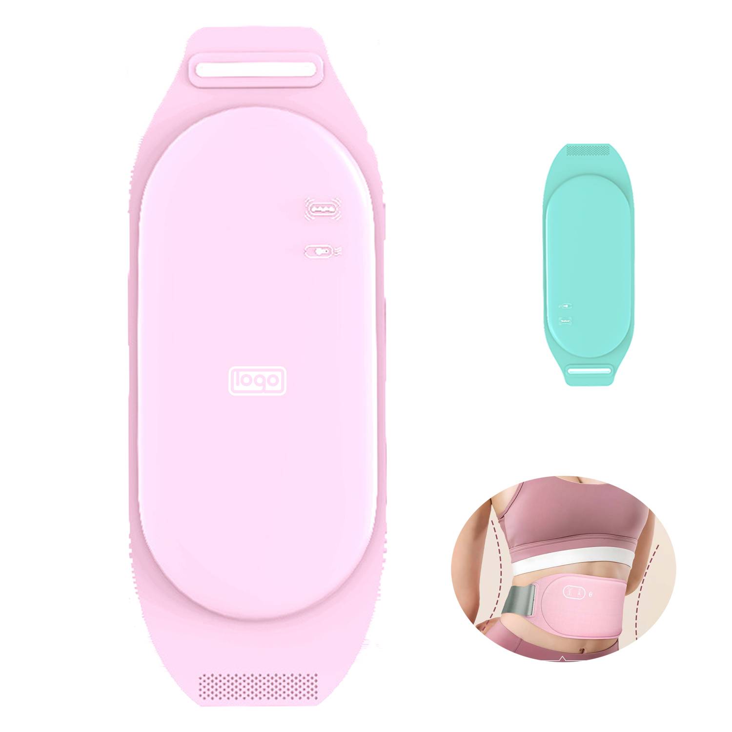 Menstrual Relief Heated Vibration Massage Belt 5