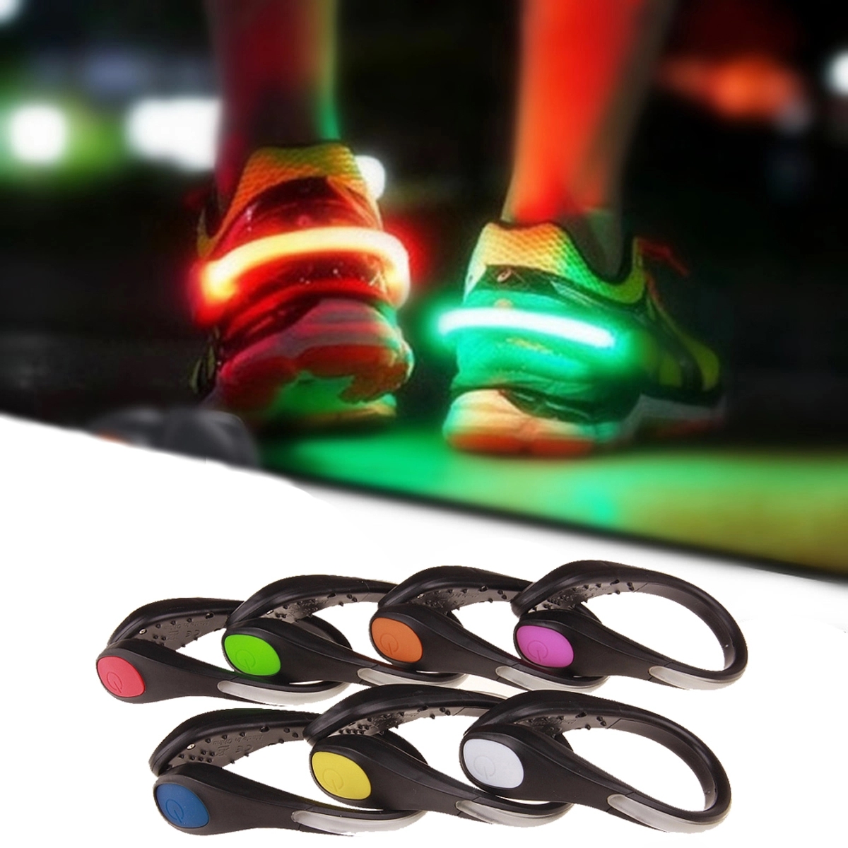 Led Flash Shoe Safety Clip Lights 5