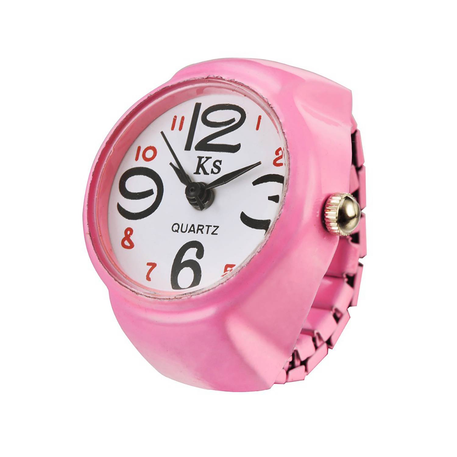 Watch-shaped Alloy Ring 7