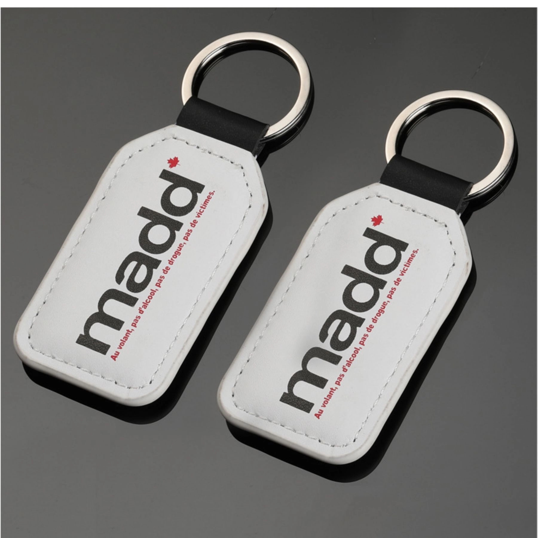 Custom PU Leather Keychain Keg Ring 4