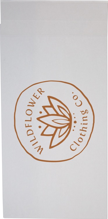 One Color White Eco-Shipper Expandable Paper Mailer (10.5" W x 19" H x 3.75" D)