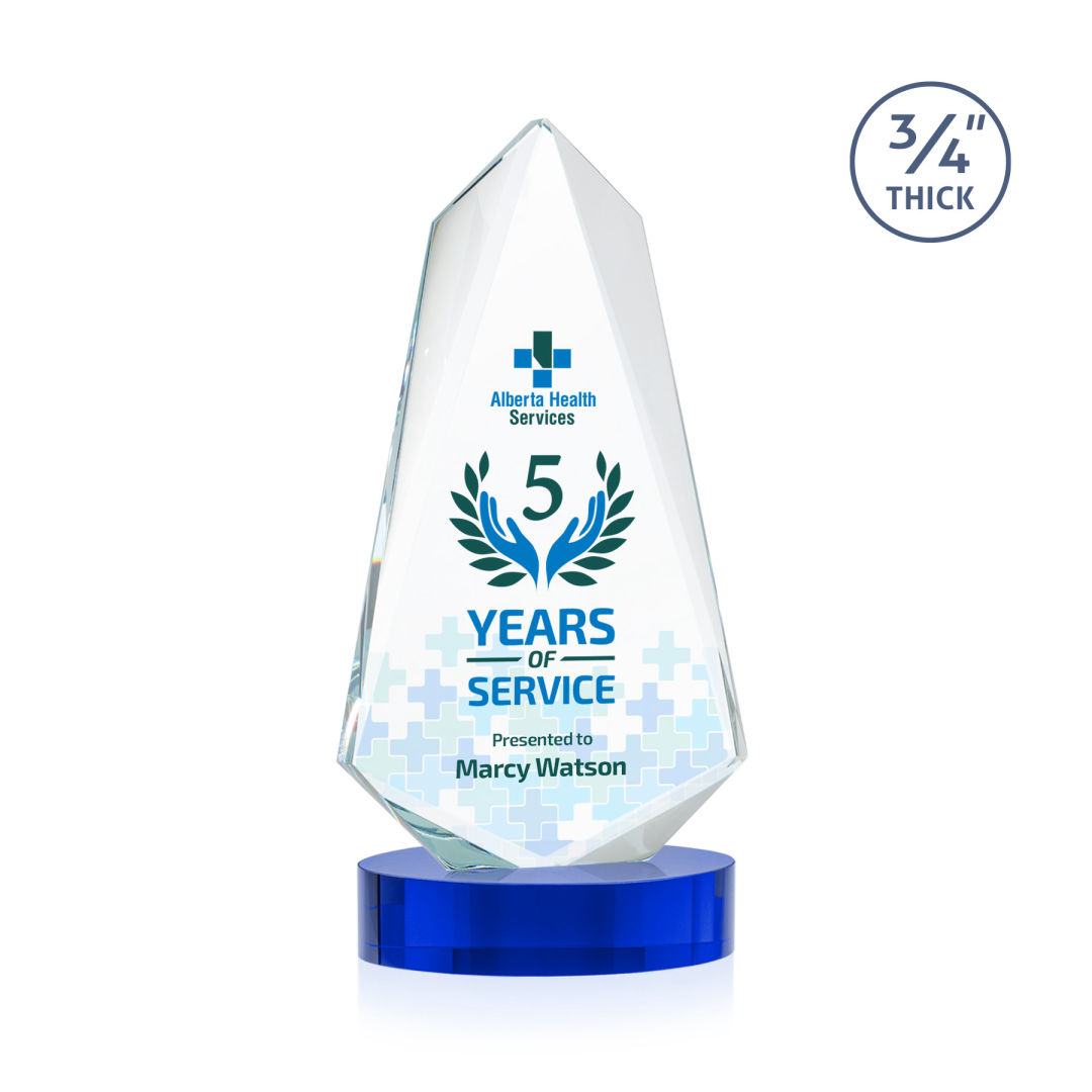 Sheridan VividPrint™ Award on Alberton Base - Blue 5