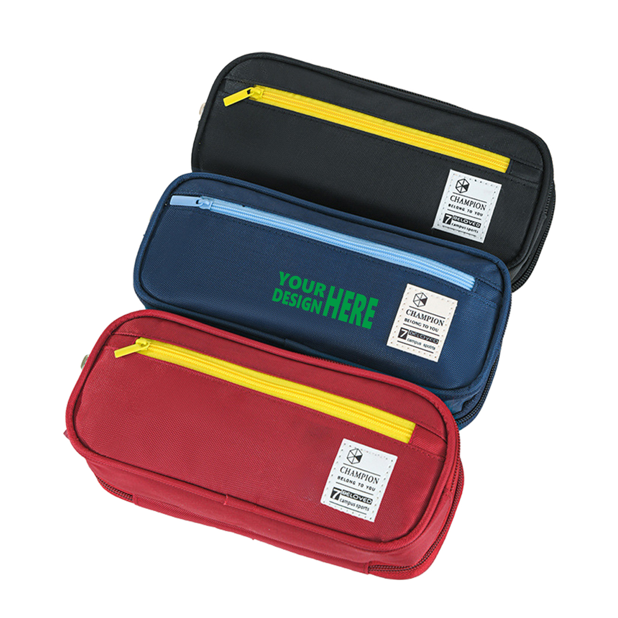 MOQ 50 Spacious Student Pencil Case with Multiple Compartments 2