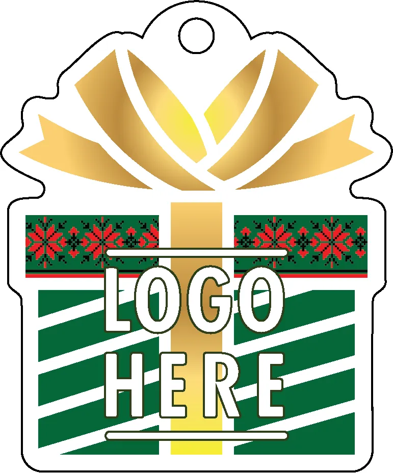 Full Color Acrylic Ornament - Green Box