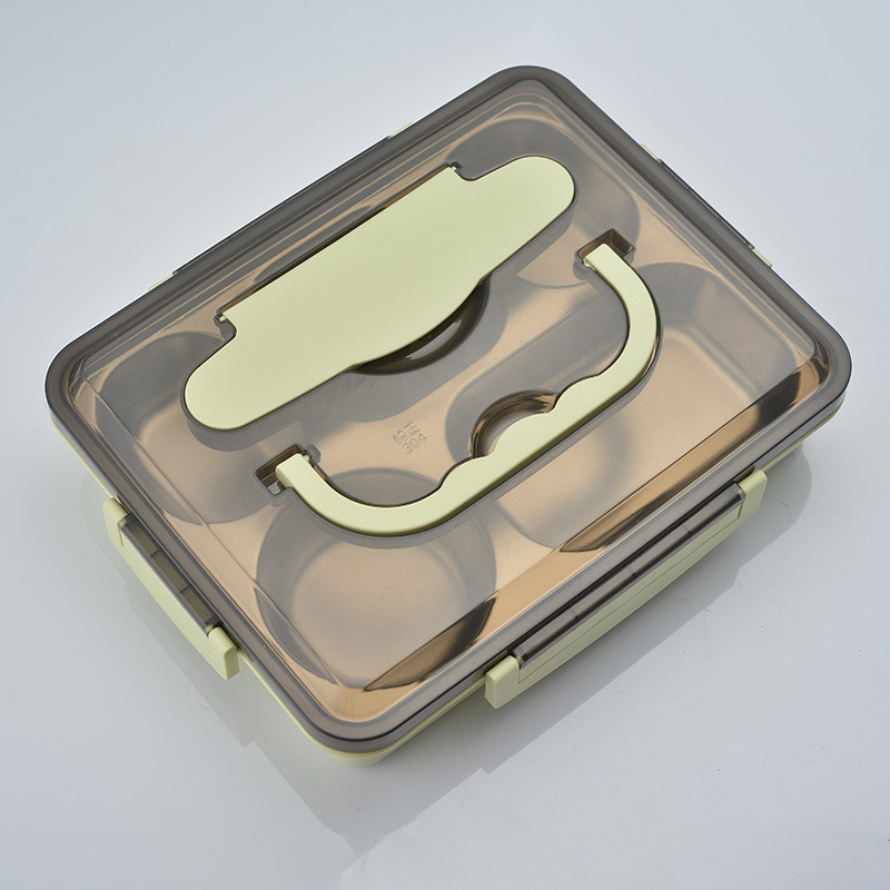 Stainless Steel Lunch Box with Cutlery 2