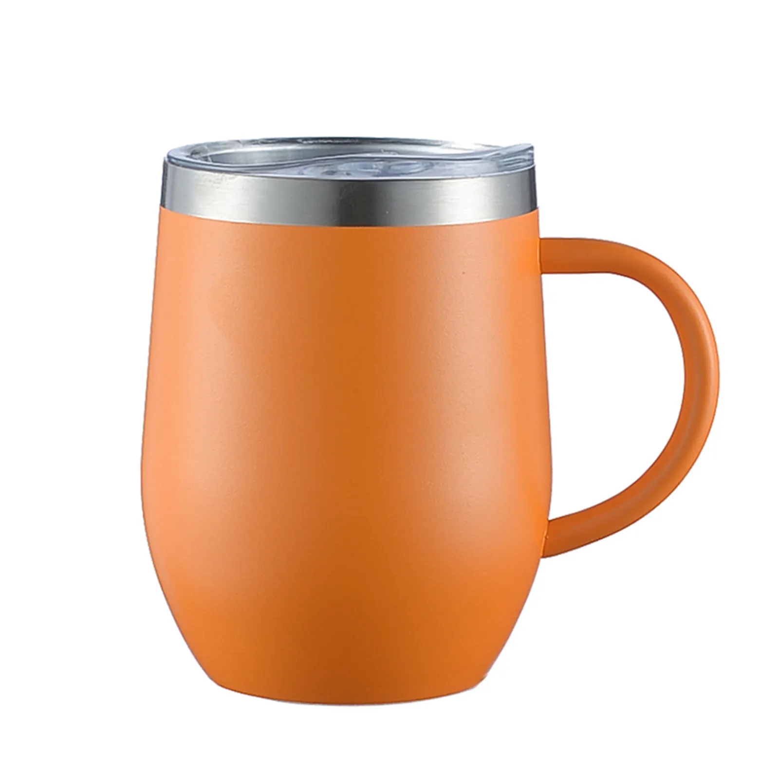 12oz Stainless Steel Insulated Coffee Tumbler Handle 2
