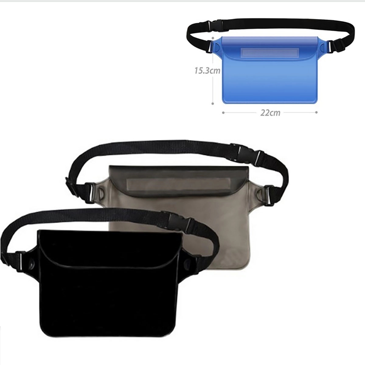Waterproof Pouch Bag With Adjustable Waist Strap 4