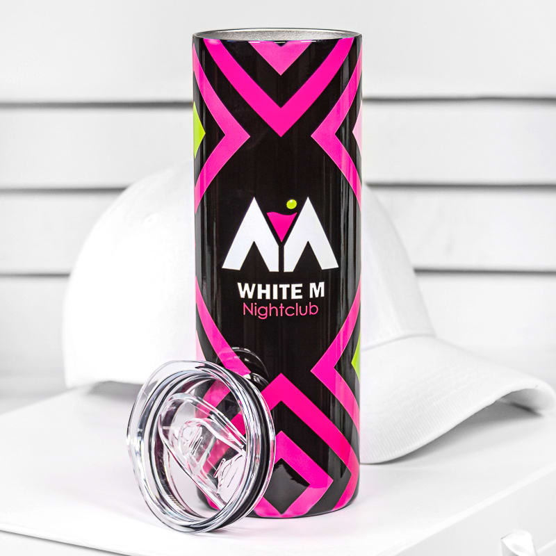 20 Oz. Custom Printed Fluorescent Neon Stainless Steel Tumblers 6