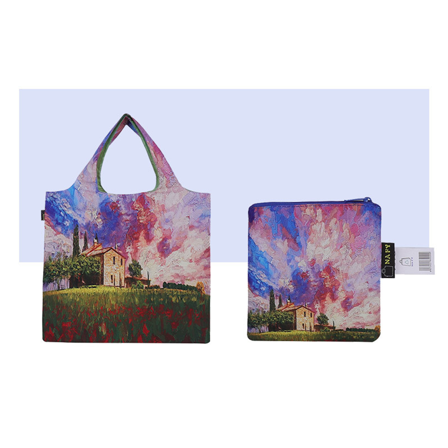 Custom Reusable portable polyester Beach Folding Tote Bag 2