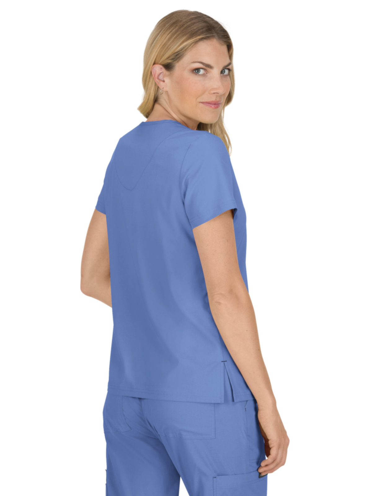 koi - Basics - Women's Four-Pocket Stretch V-Neck Becca Top 67