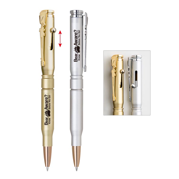 Bolt Action Metal Ballpoint Pen 2