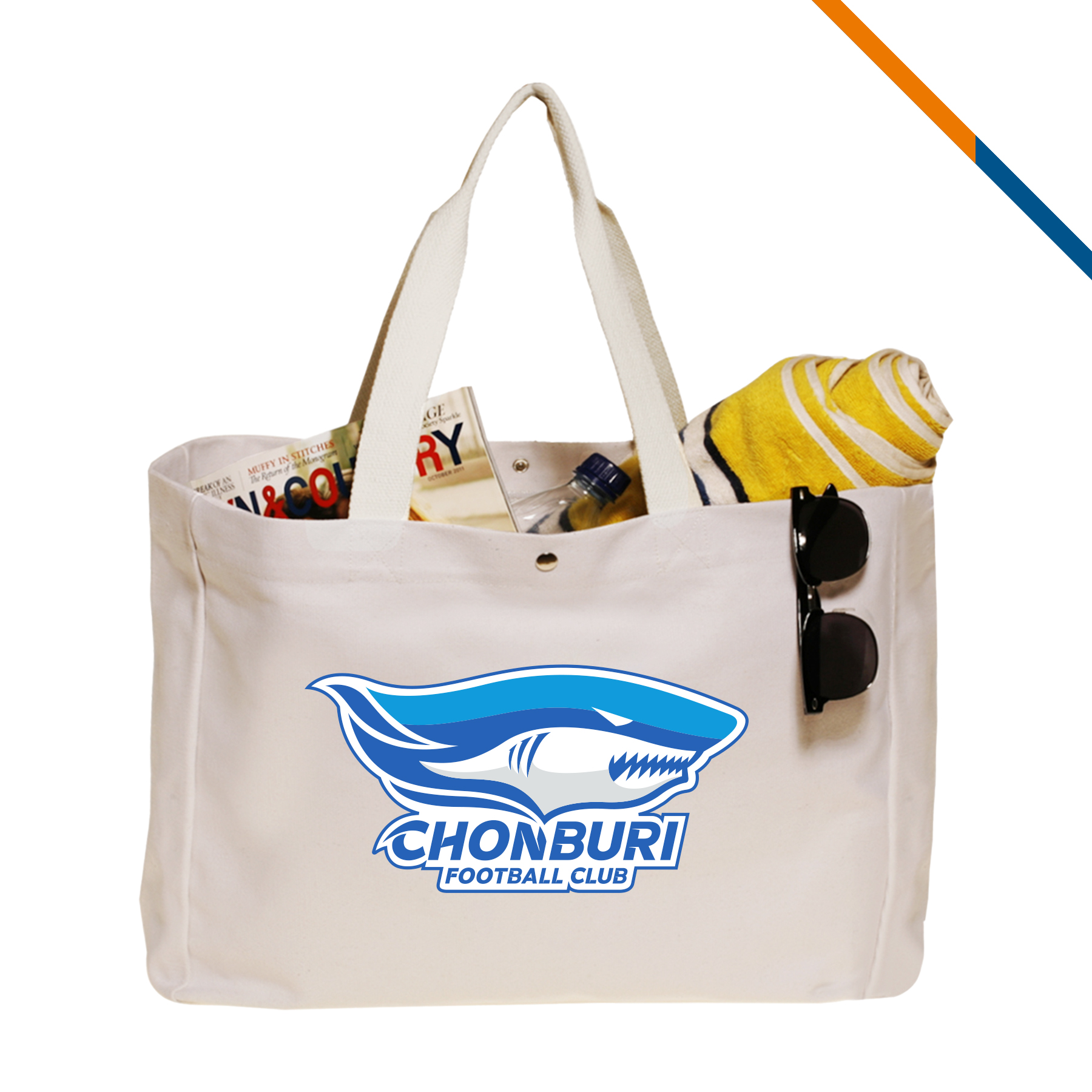 Hyden Cotton Tote Bag, custom tote bag with logo imprint 4