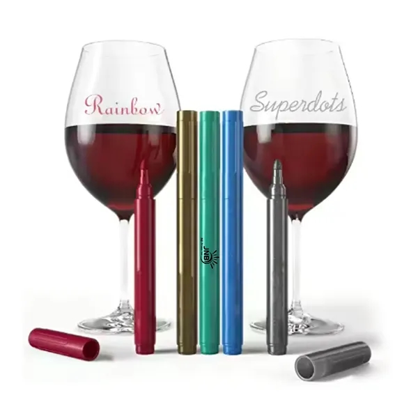 Fun and Practical Washable Wine Glass Marker Pen