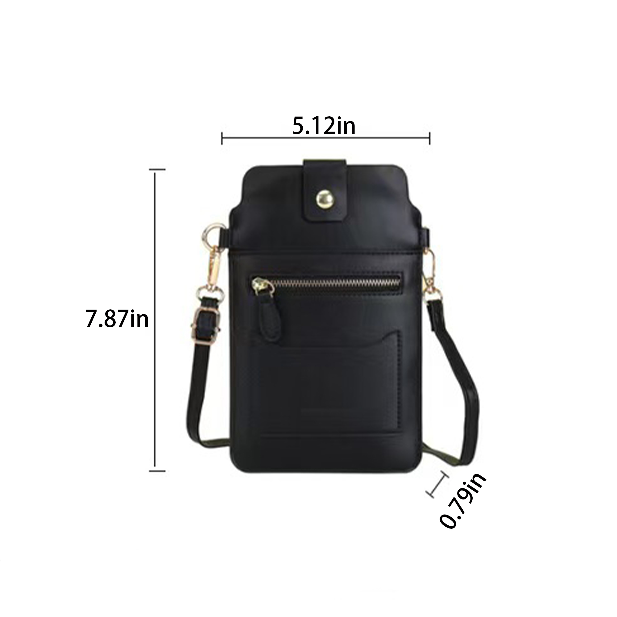 Polyurethane Customizable Multifunctional Crossbody Bag 1