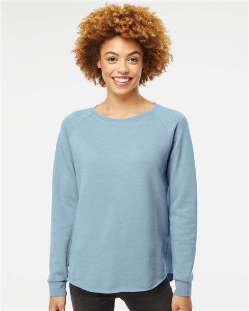Women's California Wave Wash Crewneck Sweatshirt - PRM2000 26