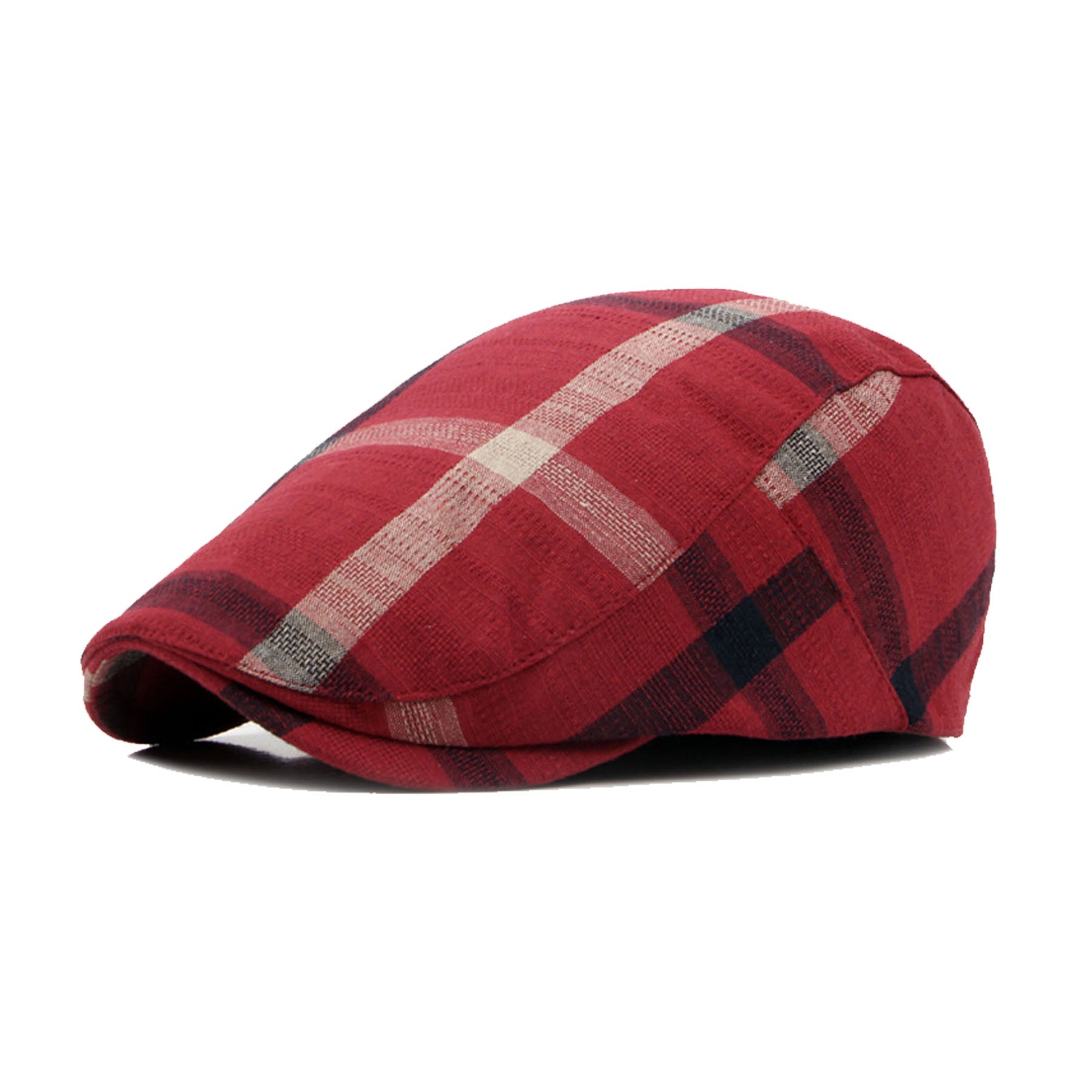 American Vintage Plaid Style Gatsby Hats 2